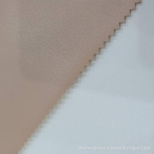 PIA Plain PU Leather With Nonwoven Backing